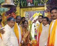 శ్రీ మహంకాళి మాతేశ్వరి భారతమాత దేవాలయానికి ప్రముఖుల రాక