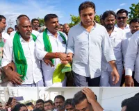 పంటలకు నీరందక ఇబ్బందులు.. కేటీఆర్‌కు సమస్యలు వివరించిన గుమ్మడం రైతులు