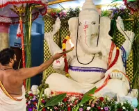 తిరుపతిలో కొలువుదీరిన విభూది వినాయకుడు.. భక్తులను ఆకట్టుకుంటున్న ప్రత్యేక రూపం