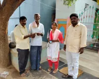 పాలచర్లలో తెల్లవారుజామునే ఎన్టీఆర్‌ భరోసా పింఛన్ల పంపిణీ