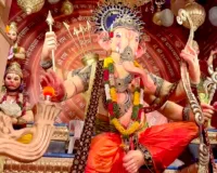 హైదరాబాద్ గణేష్ మండపంలో రామాయణం థీమ్