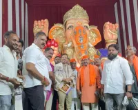 పాతబస్తీలోని మండపాలనుసందర్శించిన సిపి సజ్జనార్, సౌత్ జోన్ డిసిపి కిరణ్ కారే 