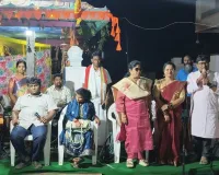 చందనవెల్లిలో ఘనంగా దుర్గామాత పూజలు, బతుకమ్మ సంబరాలు-సర్పంచ్ నవనీత స్వామి 