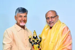 సీఎం చంద్రబాబుతో తెలంగాణ గవర్నర్ భేటీ