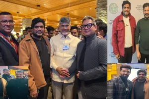 దావోస్ లో నెం 1 శ్రీధర్ -  రోబోటిక్ కొరియర్ సర్వీస్‌ పరిశీలన 