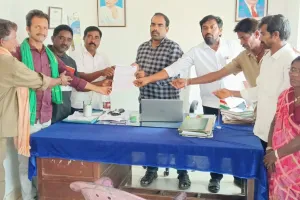 గ్రామపంచాయతీ కార్మికుల ధర్నా 