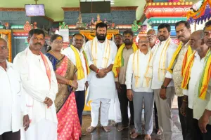 శ్రీ రేణుక ఎల్లమ్మ కళ్యాణ మహోత్సవానికి హాజరైన కోన శ్రీశైలం గౌడ్ 