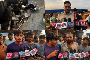 బుక్కరాయసముద్రం సమీపంలోని ప్లైవుడ్ ఫ్యాక్టరీలో విషాదం.. కార్మికుల ఆందోళన