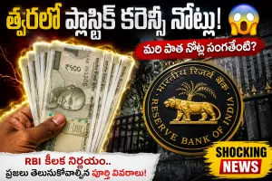 త్వరలో ప్లాస్టిక్ కరెన్సీ నోట్లు.. పాత నోట్ల పరిస్థితి ఏంటి?