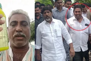 భట్టి అనుచరుల వేధింపులు తట్టుకోలేక రైతు ఆత్మహత్యాయత్నం