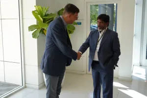 క్వాంటమ్‌స్కేప్ సీఈవో శివ శివరామ్‌తో డిప్యూటీ సీఎం భట్టి విక్రమార్క భేటీ