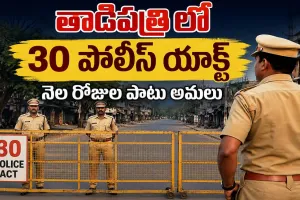 తాడిపత్రిలో నెల రోజుల పాటు 30 పోలీస్‌ యాక్ట్‌ అమలు