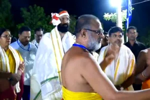 నాగార్జునసాగర్‌లో వరుణ యాగం.. మంత్రి ఉత్తమ్ కుమార్ రెడ్డి దంపతుల ప్రత్యేక పూజలు