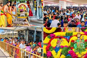 యాదగిరిగుట్టలో భక్తుల రద్దీ.. స్వామివారి దర్శనానికి 3 గంటల సమయం