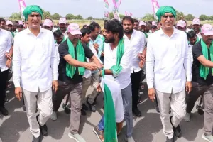కౌటాల స్టేడియంలో నేడు బీఆర్‌ఎస్‌ ధర్నా.. పాల్గొననున్న హరీశ్‌ రావు