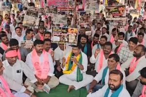 రైతుల కోసం మాజీ ఎమ్మెల్యే జీవన్‌రెడ్డి పోరుబాట.. నందిపేట్‌లో రైతు సదస్సు