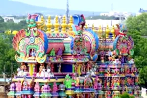 మదురై మీనాక్షి అమ్మవారి ఆలయ గోపురాలకు కొత్త శోభ